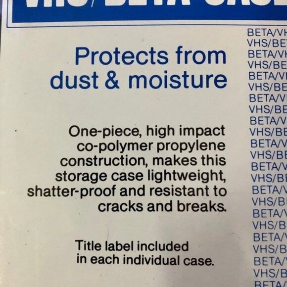 Trans USA Corporation VHS / Beta Case - NEW Set of 6 - Picture 7 of 9